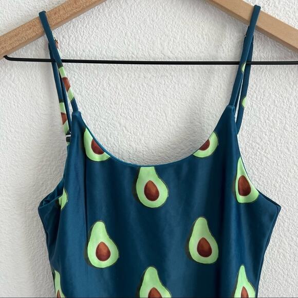 Bermies Avocado One Piece Swimsuit Avo Novelty Print Beach Pool XS - Picture 6 of 13